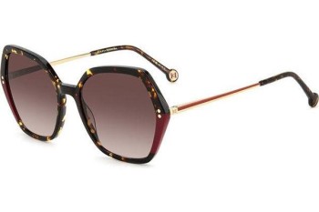 Okulary przeciwsłoneczne Carolina Herrera HER0185/S O63/HA Nieregularny Havana