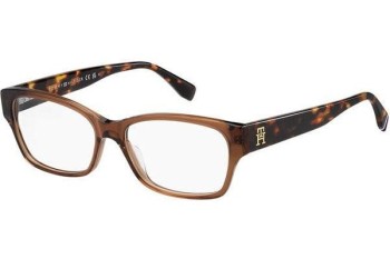 Okulary korekcyjne Tommy Hilfiger TH2055 09Q Prostokątne Brązowe