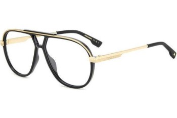 Okulary korekcyjne Dsquared2 D20113 807 Pilotki (Aviator) Czarne