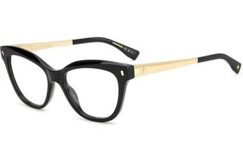 Okulary korekcyjne Dsquared2 D20095 807 Kocie oczy Czarne