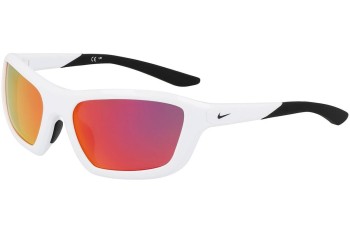 Okulary przeciwsłoneczne Nike Brazer M FV2401 100 Kwadratowe Białe