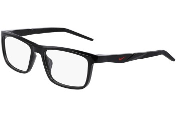 Okulary korekcyjne Nike 7057 001 Prostokątne Czarne