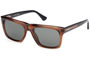 Okulary przeciwsłoneczne Web WE0367 50D Polarized Prostokątne Brązowe