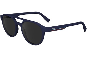 Okulary przeciwsłoneczne Lacoste L6008S 424 Pilotki (Aviator) Niebieskie