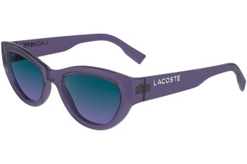 Okulary przeciwsłoneczne Lacoste L6013S 513 Kocie oczy Fioletowe