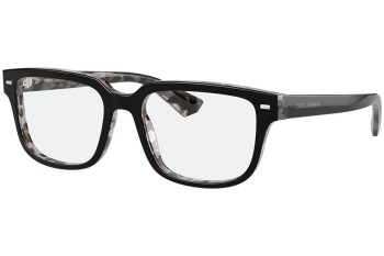 Okulary korekcyjne Dolce & Gabbana DG3380 3403 Prostokątne Czarne