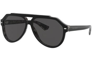 Okulary przeciwsłoneczne Dolce & Gabbana DG4452 340387 Pilotki (Aviator) Czarne