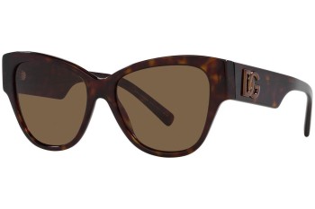 Okulary przeciwsłoneczne Dolce & Gabbana DG4449 502/73 Kocie oczy Havana