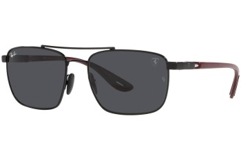 Okulary przeciwsłoneczne Ray-Ban RB3715M F02087 Pilotki (Aviator) Czarne