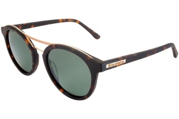 Solbriller Horsefeathers Nomad AA1086B Polarized Rund Havana