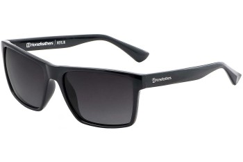 Zonnebril Horsefeathers Merlin AM044A Polarized Vierkant Zwart