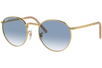 Слънчеви очила Ray-Ban New Round RB3637 001/3F Заоблени Златна