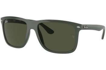 Okulary przeciwsłoneczne Ray-Ban Boyfriend Two RB4547 671931 Kwadratowe Zielone