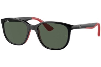 Okulary przeciwsłoneczne Ray-Ban Junior RJ9078S 713171 Kwadratowe Czarne