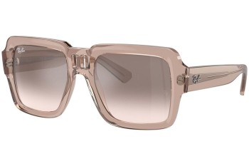 Okulary przeciwsłoneczne Ray-Ban RB4408 67278Z Kwadratowe Brązowe