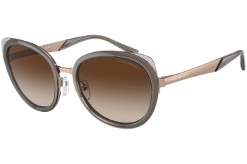 Zonnebril Emporio Armani EA2146 336113 Ronde Bruin