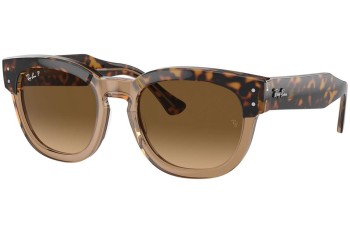 Okulary przeciwsłoneczne Ray-Ban RB0298S 1292M2 Polarized Kwadratowe Havana