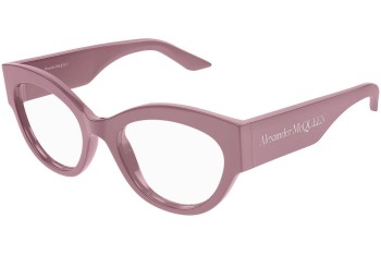 Briller Alexander McQueen AM0435O 003 Cat Eye Pink