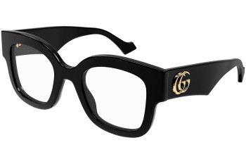 Brillen Gucci GG1423O 001 Vierkant Zwart