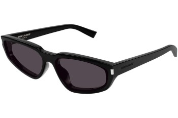 Okulary przeciwsłoneczne Saint Laurent SL634NoVA 001 Nieregularny Czarne