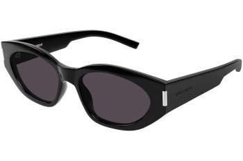 Слънчеви очила Saint Laurent SL638 001 Око на котка Черна