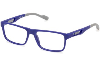 Ochelari Adidas Sport SP5057 092 Dreptunghiulari Albaștri