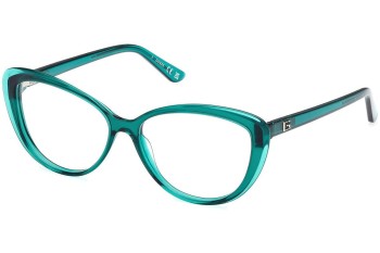 Okulary korekcyjne Guess GU2978 096 Kocie oczy Zielone