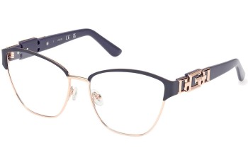 Okulary korekcyjne Guess GU2984 020 Browline Szare