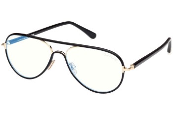 Okulary korekcyjne Tom Ford FT5897-B 001 Pilotki (Aviator) Czarne