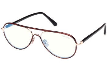 Silmälasit Tom Ford FT5897-B 053 Pilotti Havana