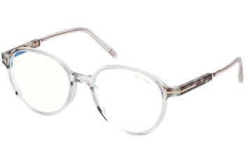 Okulary korekcyjne Tom Ford FT5910-B 020 Okrągłe Szare