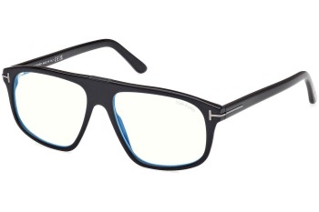 Glasses Tom Ford FT5901-B-N 001 Quadratisch Schwarz