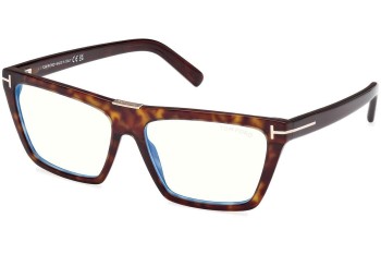 Okulary korekcyjne Tom Ford FT5912-B 052 Kwadratowe Havana