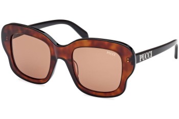 Solbriller Emilio Pucci EP0220 56E Firkantet Havana