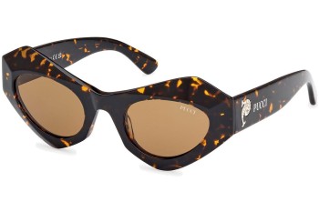 Ochelari de soare Emilio Pucci EP0214 52E Cat Eye Havana