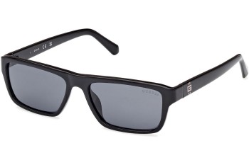 Okulary przeciwsłoneczne Guess GU00085 01D Polarized Prostokątne Czarne