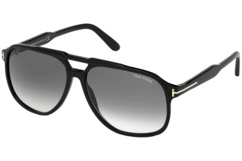 Okulary przeciwsłoneczne Tom Ford FT0753 01B Pilotki (Aviator) Czarne