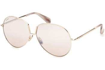 Zonnebril Max Mara Design8 MM0081 32G Ronde Goud