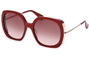 Zonnebril Max Mara Malibu9 MM0079 66F Vierkant Rood