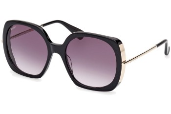 Ochelari de soare Max Mara Malibu9 MM0079 01B Pătrați Negri