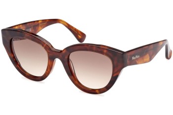 Okulary przeciwsłoneczne Max Mara Glimpse1 MM0077 53F Kocie oczy Havana