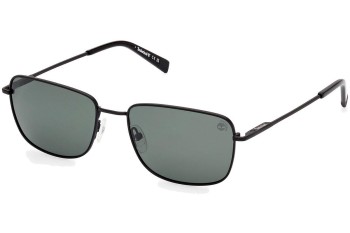 Ochelari de soare Timberland TB9338 02R Polarized Dreptunghiulari Negri