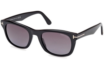 Okulary przeciwsłoneczne Tom Ford Kendel FT1076 01B Kwadratowe Czarne