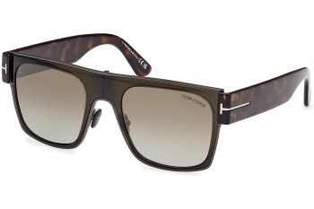 Zonnebril Tom Ford Edwin FT1073 51G Vierkant Bruin