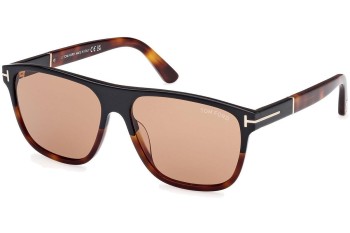 Ochelari de soare Tom Ford Frances FT1081 05E Pătrați Negri