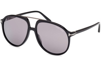 Aurinkolasit Tom Ford Archie FT1079 01C Pilotti Musta