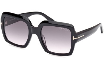 Aurinkolasit Tom Ford Kaya FT1082 01B Kulmikkaat Musta