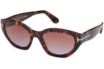 Okulary przeciwsłoneczne Tom Ford Penny FT1086 52F Nieregularny Havana