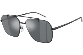 Okulary przeciwsłoneczne Emporio Armani EA2150 30146G Prostokątne Czarne