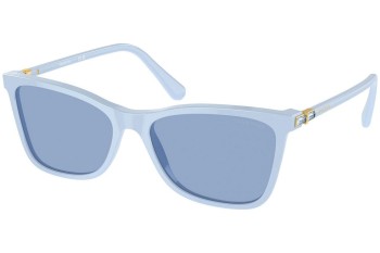 Ochelari de soare Swarovski SK6004 10061U Dreptunghiulari Albaștri